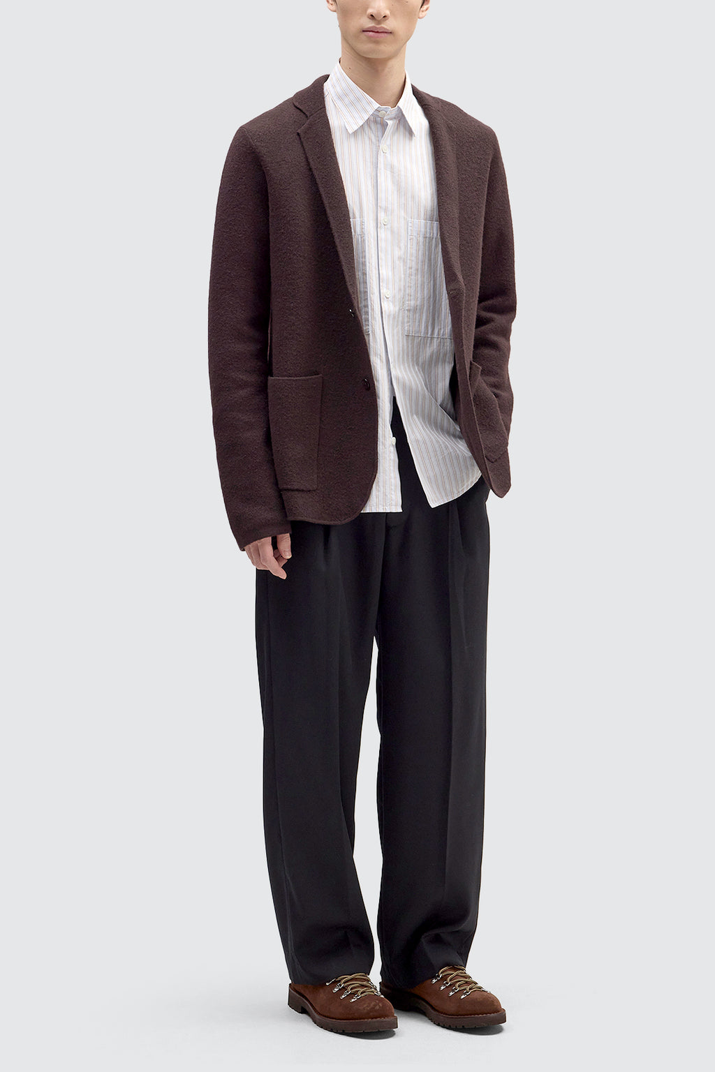 NN.07 60017 Lucas Wool Blazer Dusky Port