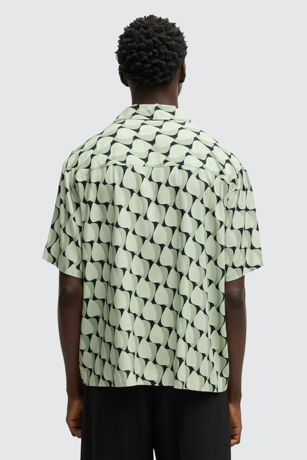 Hugo Boss Espino Oversize Shirt Open Green