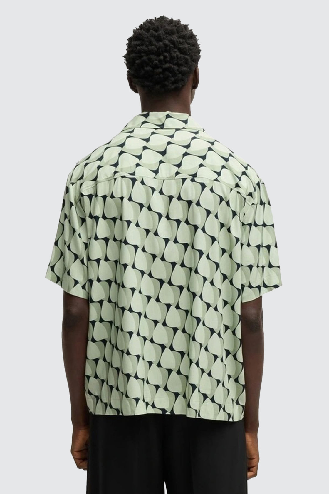 Hugo Boss Espino Oversize Shirt Open Green