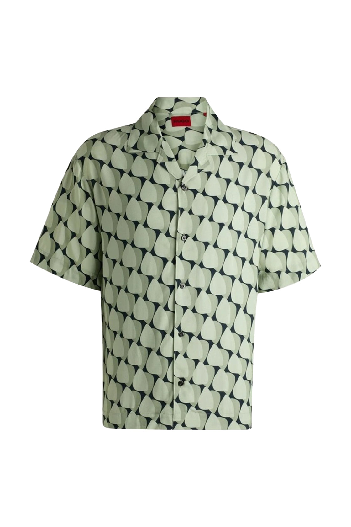 Hugo Boss Espino Oversize Shirt Open Green