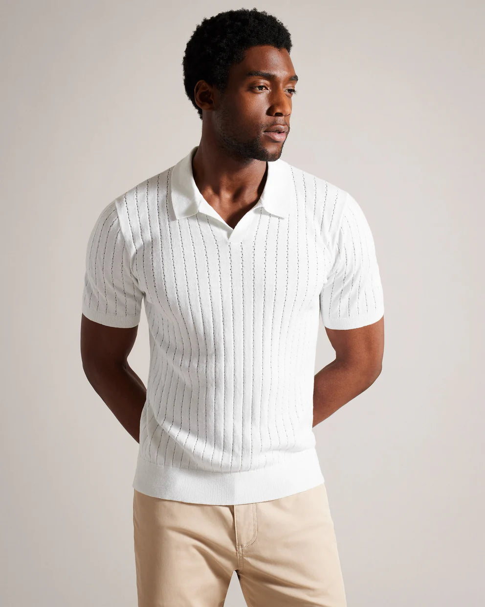 Ted Baker Botany Polo White