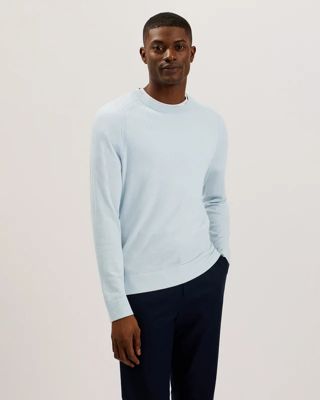 Ted Baker Tivol Pullover Pale Blue