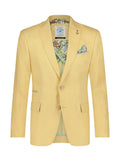 A Fish Named Fred Yellow Linen Sports Coat