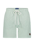 A Fish Named Fred Seersucker Swim Shorts Serenity