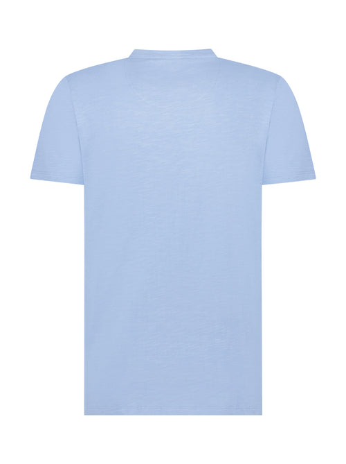 A Fish Named Fred Sharks SS Tee Lt Blue