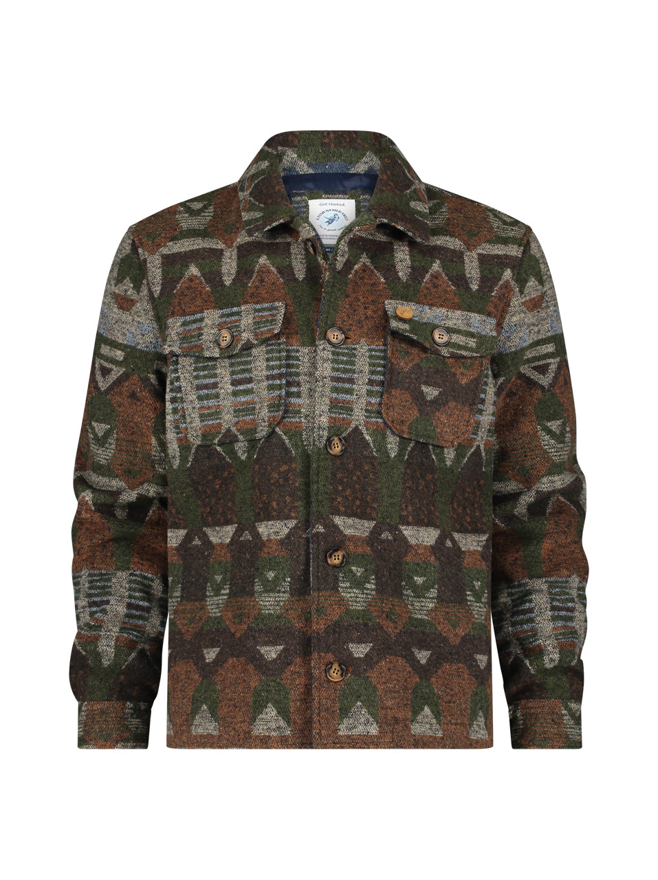 A Fish Named Fred Aztec Print Jacket