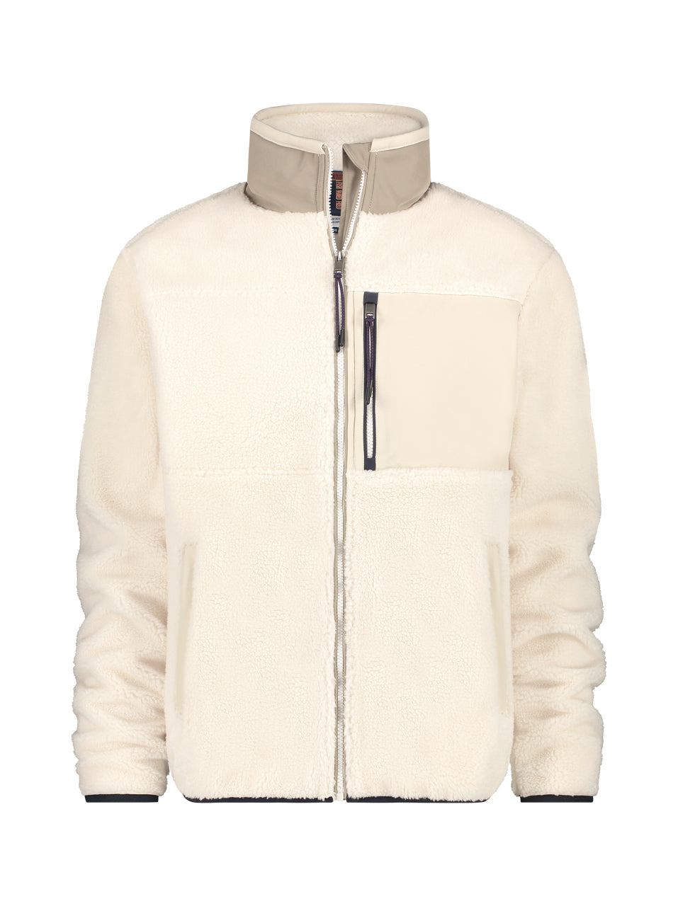 A Fish Named Fred Off White Polar Fleece Jacket