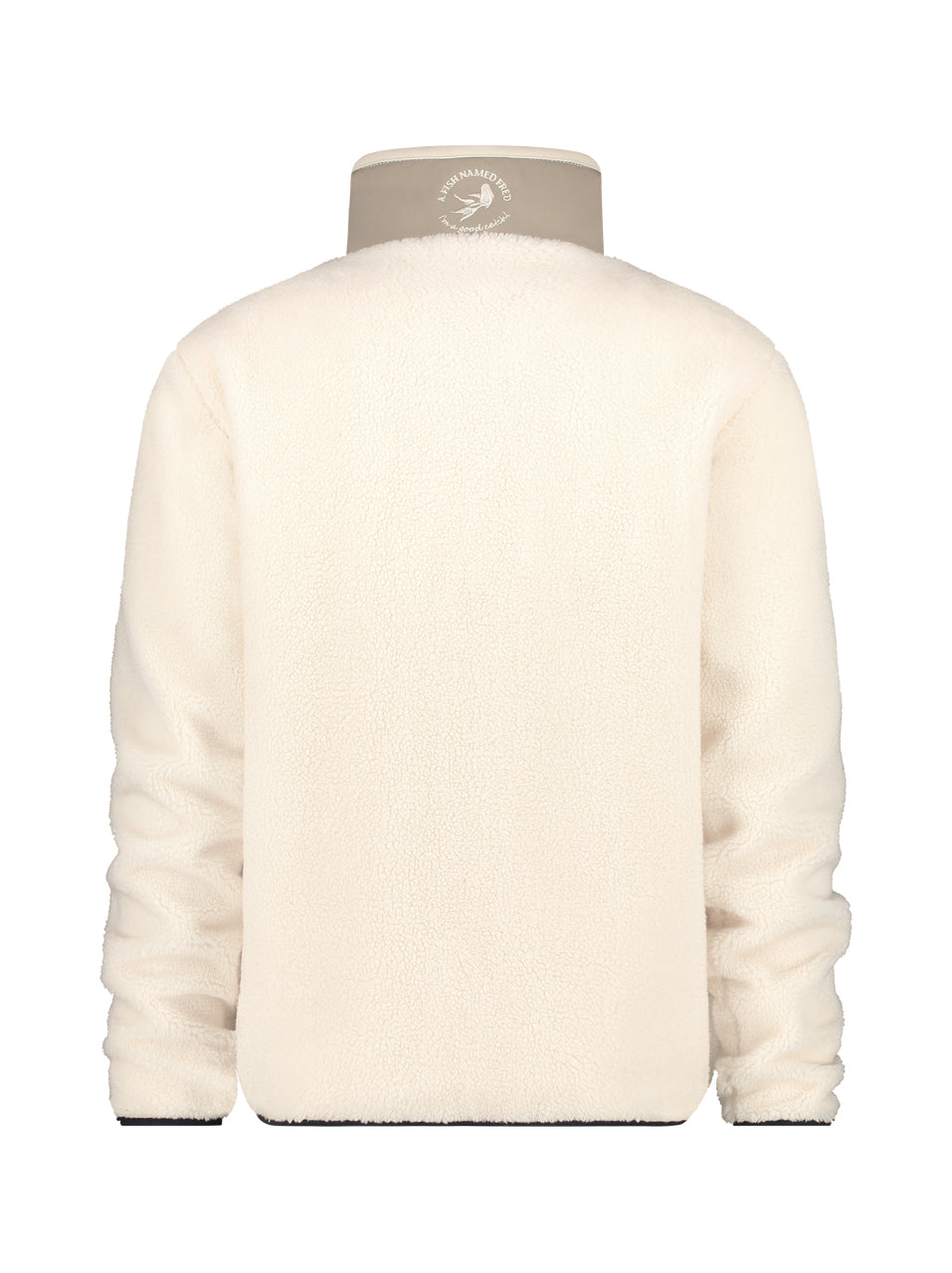 A Fish Named Fred Off White Polar Fleece Jacket