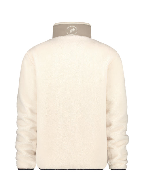 A Fish Named Fred Off White Polar Fleece Jacket
