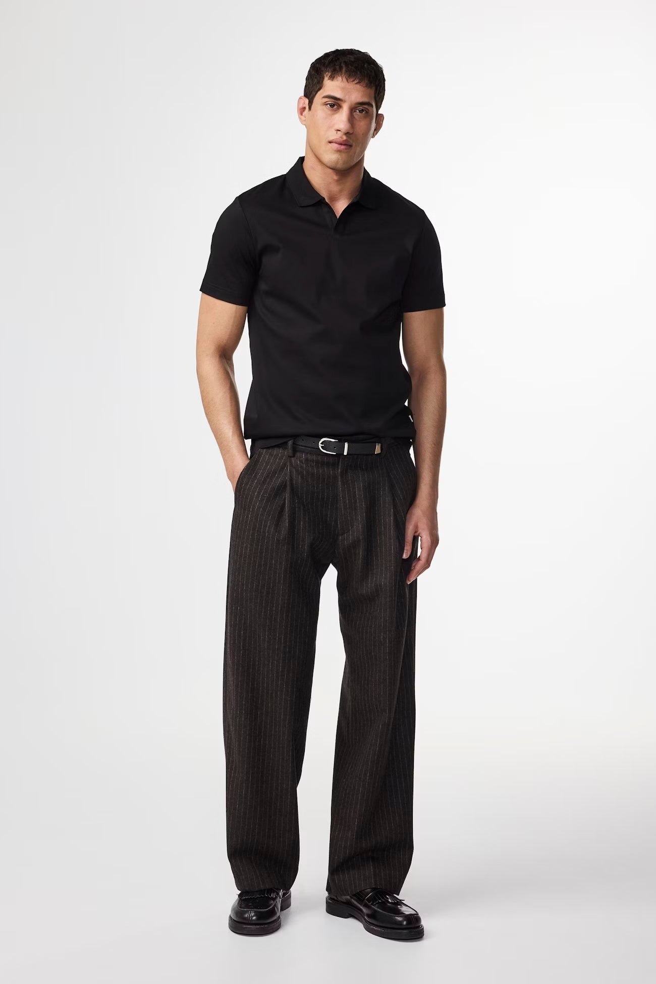 NN07 Paul SS Polo Black