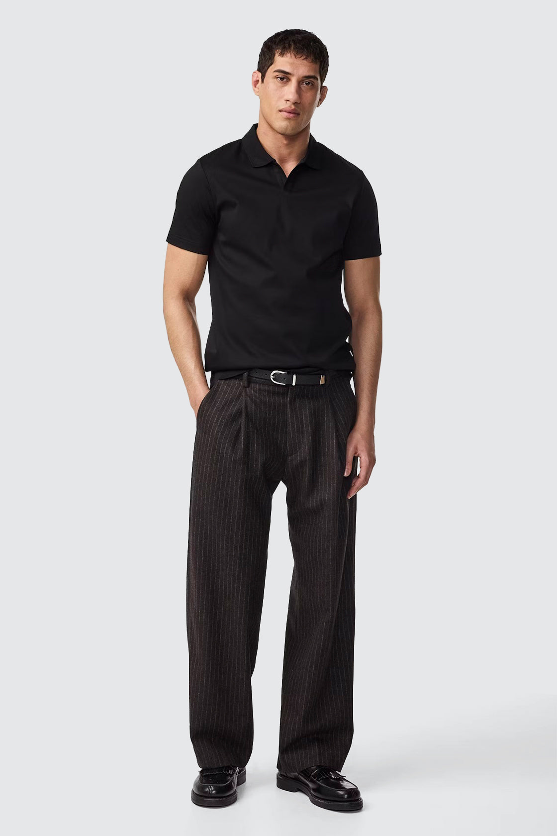 NN07 Paul SS Polo Black