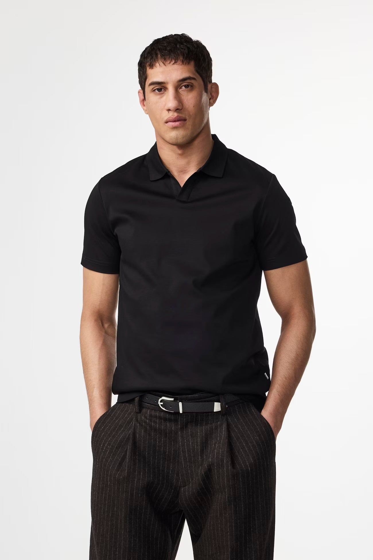 NN07 Paul SS Polo Black