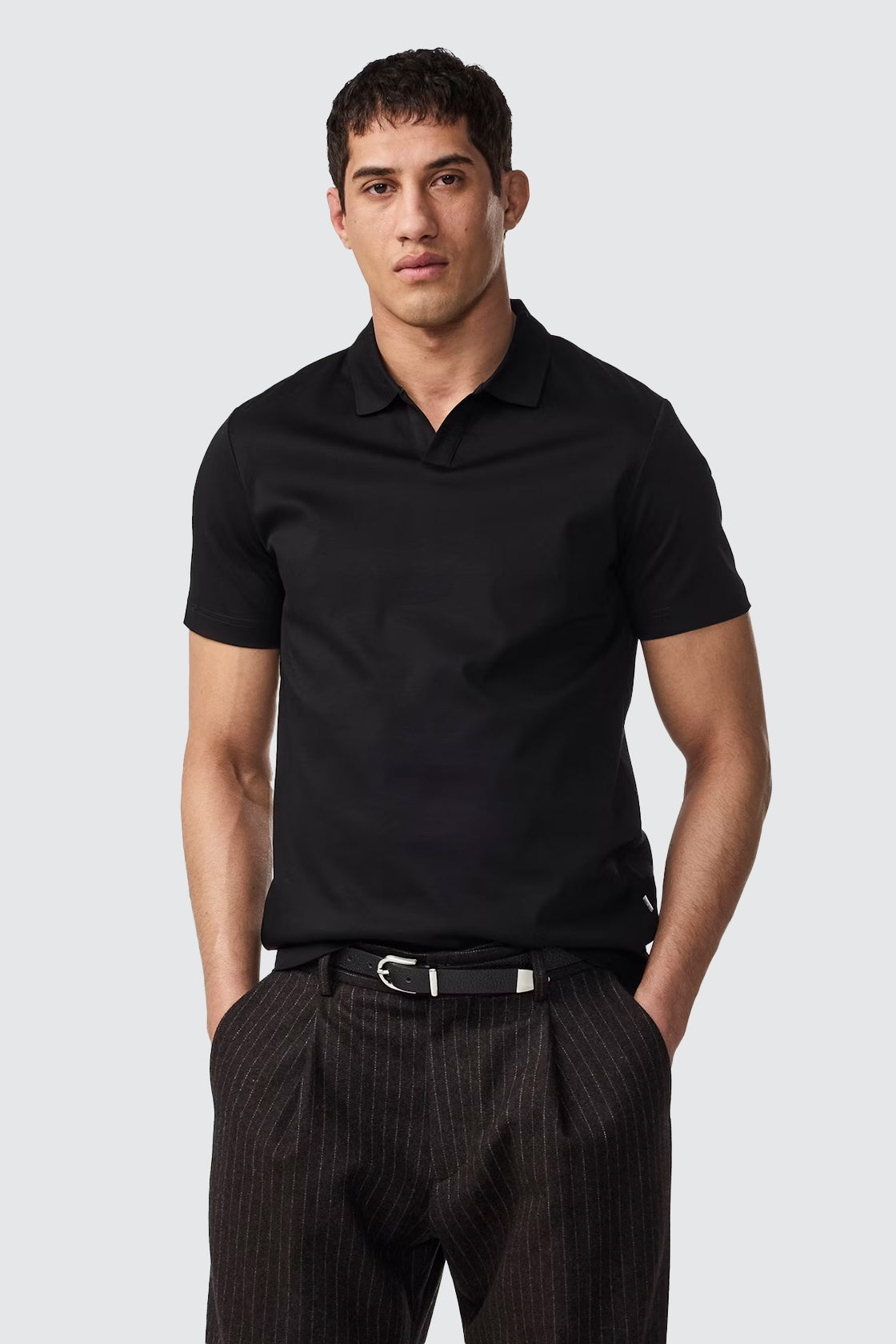 NN07 Paul SS Polo Black