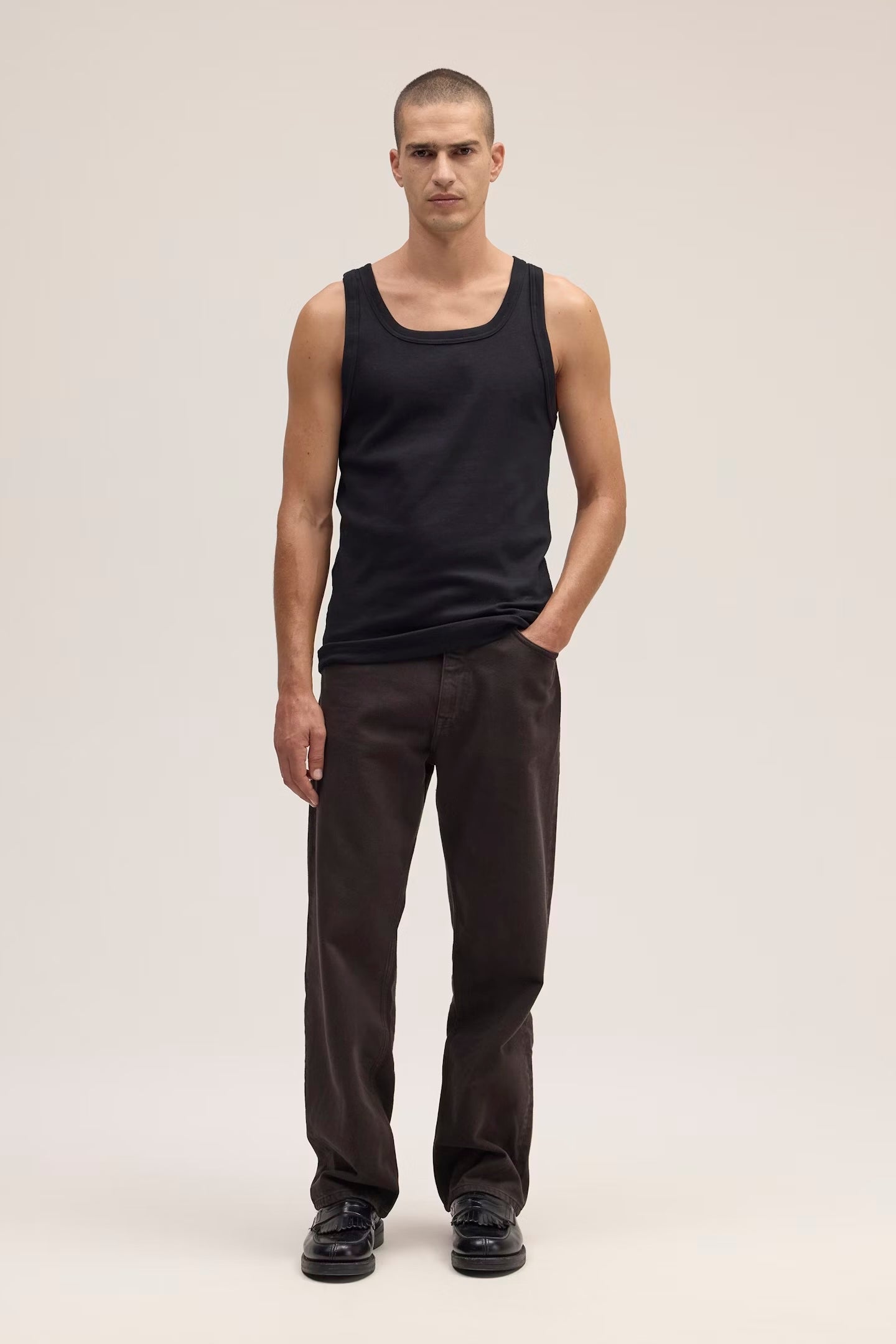 NN07 Mick Tank Top Black