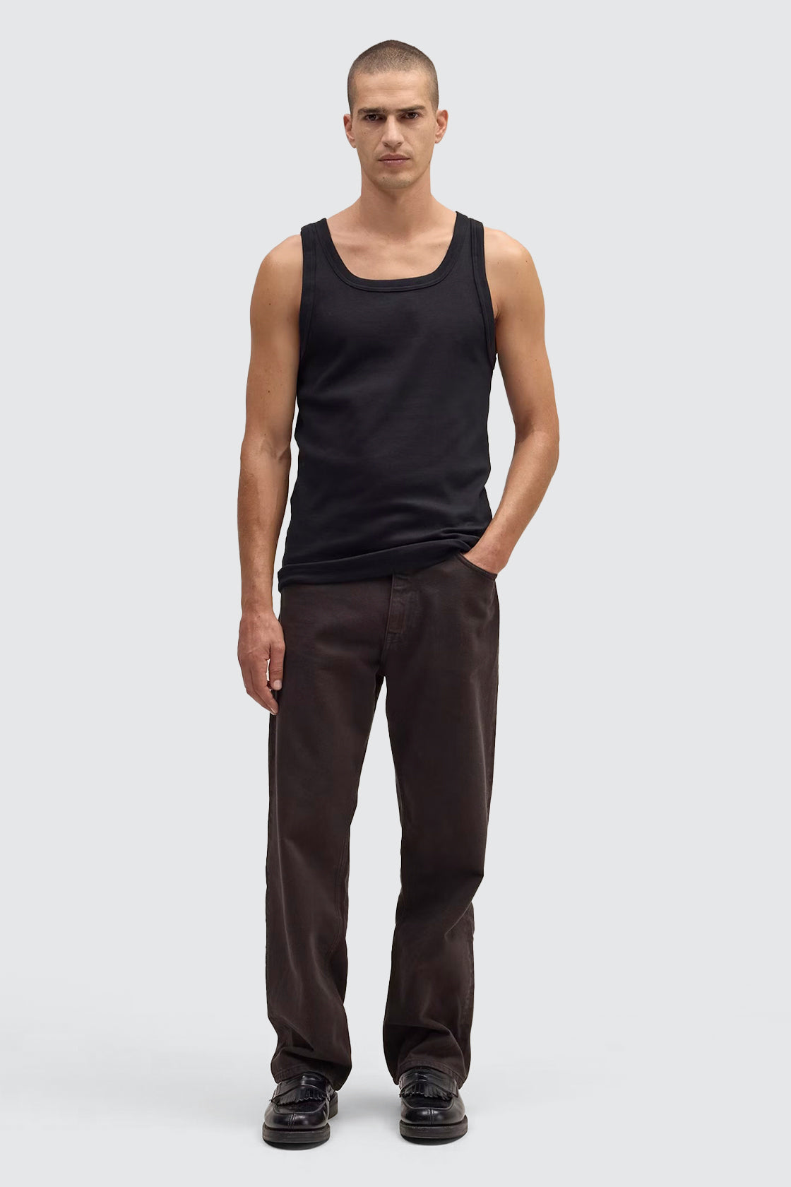 NN07 Mick Tank Top Black