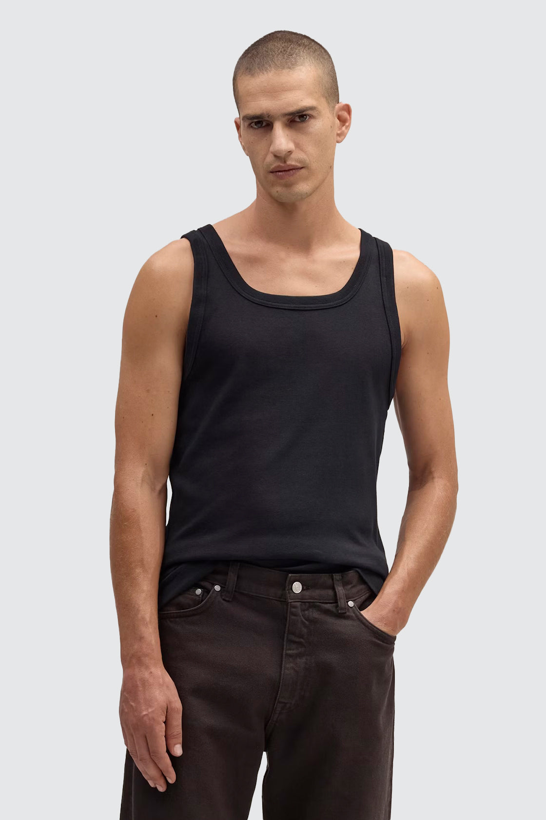 NN07 Mick Tank Top Black