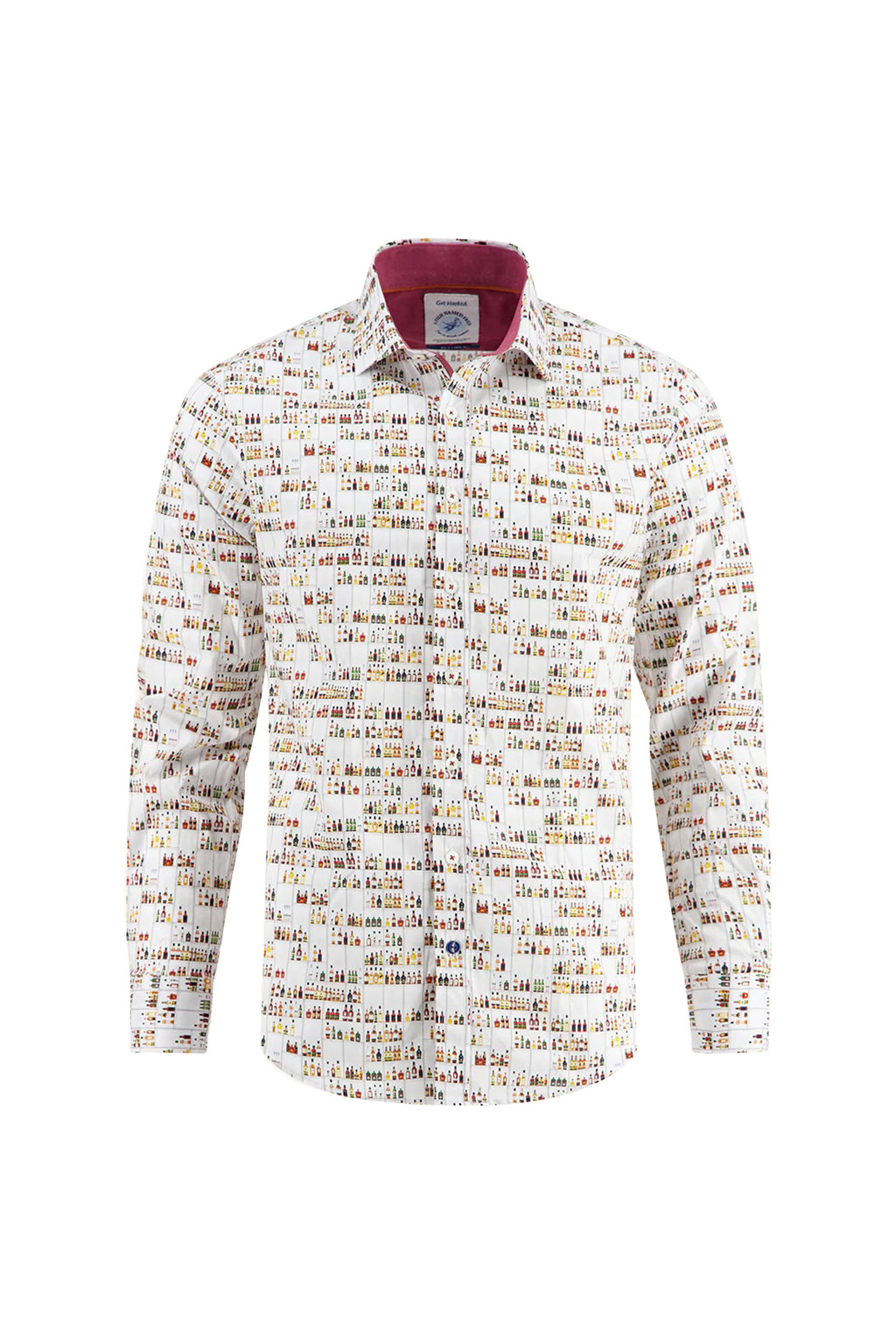 A Fish Named Fred Liquor Store LS Shirt Off-White