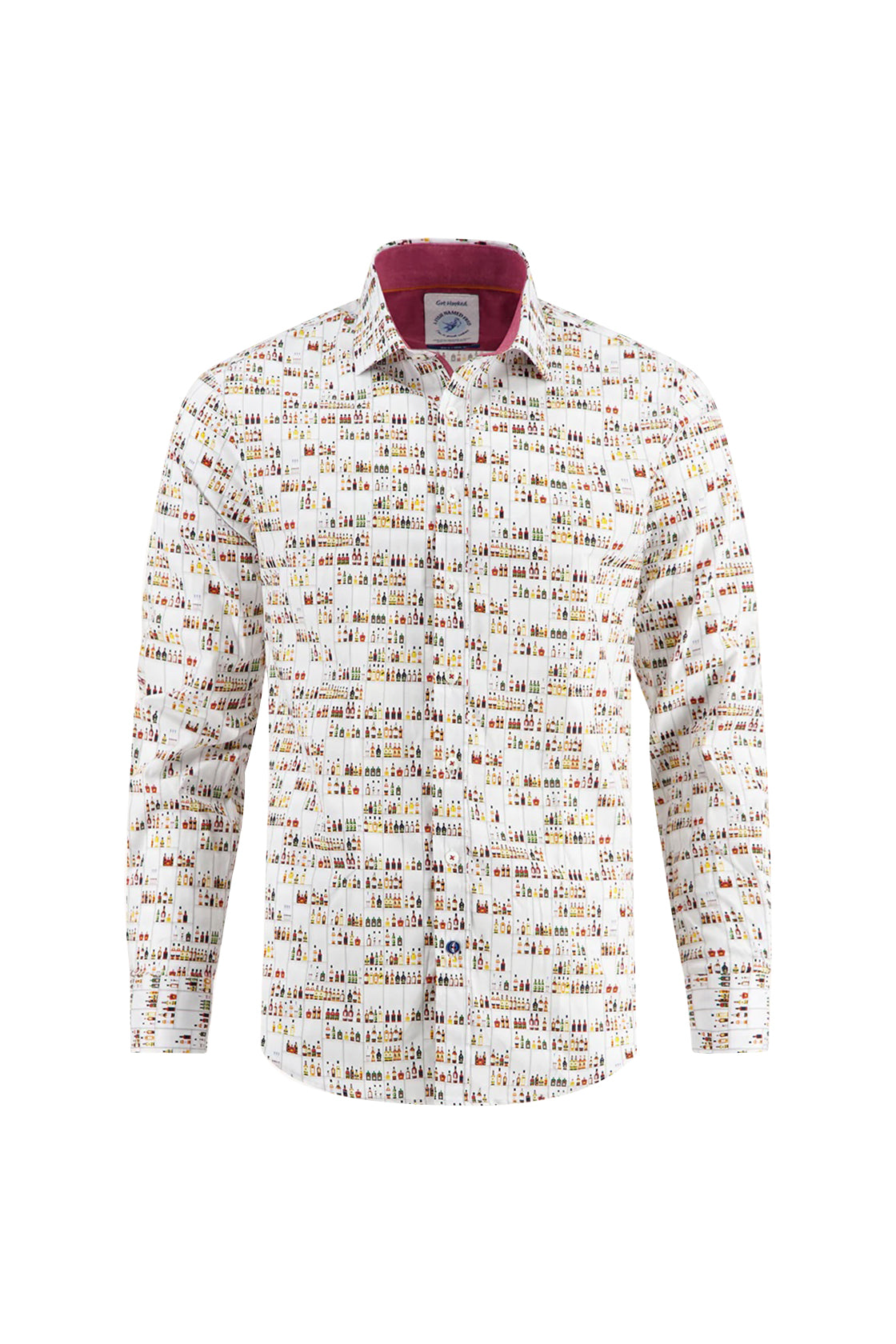 A Fish Named Fred Liquor Store LS Shirt Off-White