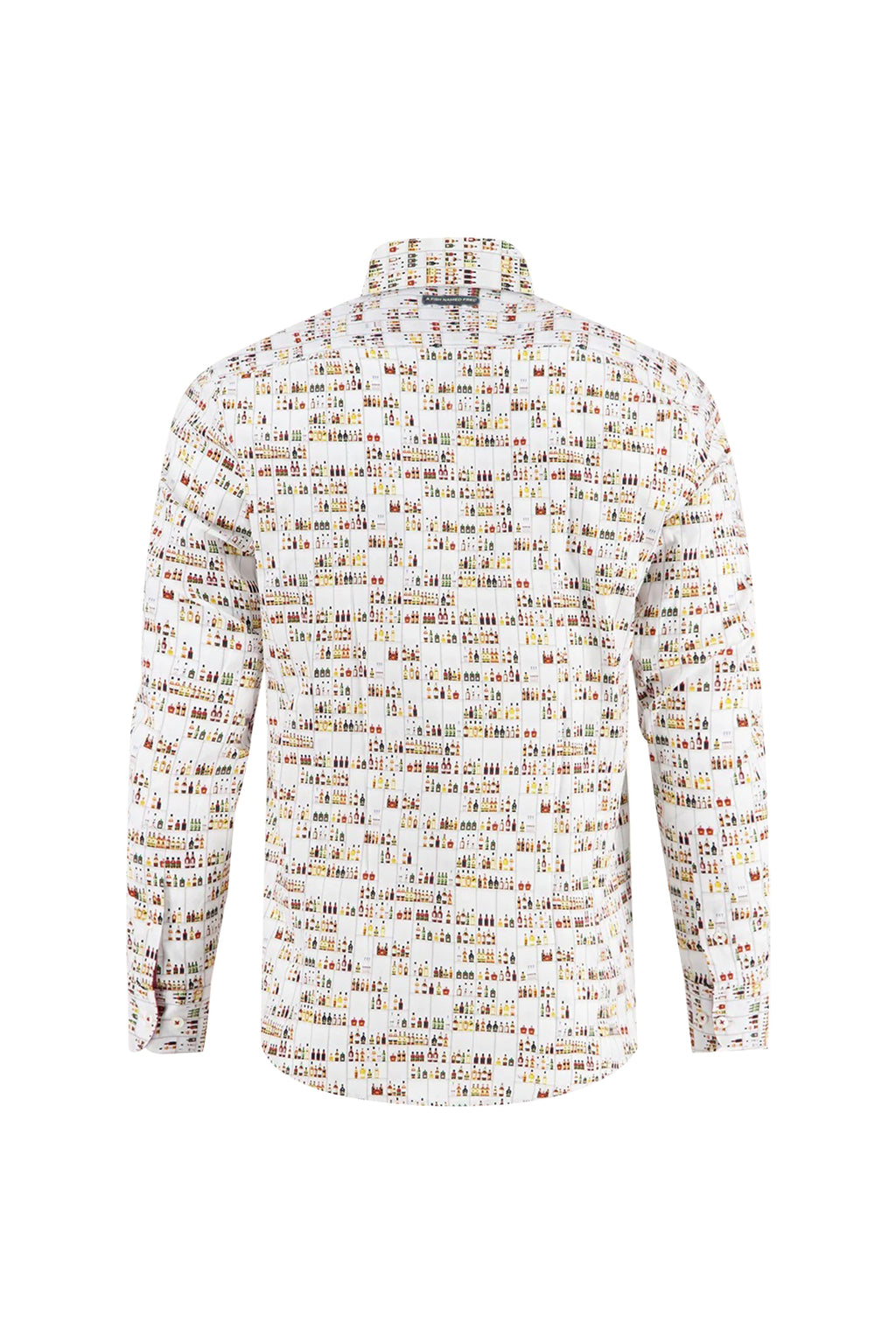 A Fish Named Fred Liquor Store LS Shirt Off-White