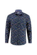 A Fish Named Fred Liquor Store LS Shirt Navy