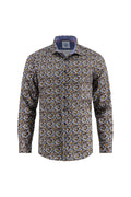 A Fish Named Fred Tumbling Glass LS Shirt Mustard
