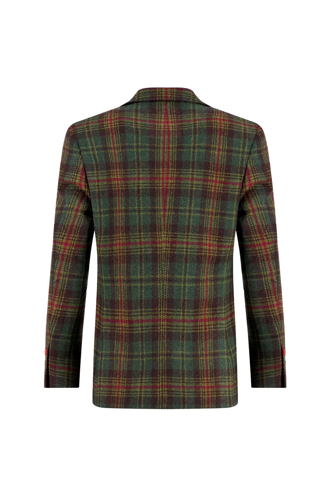 A Fish Named Fred Tartan Wool Sportscoat Dark Green