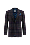 A Fish Named Fred Tartan Wool Sportscoat Navy