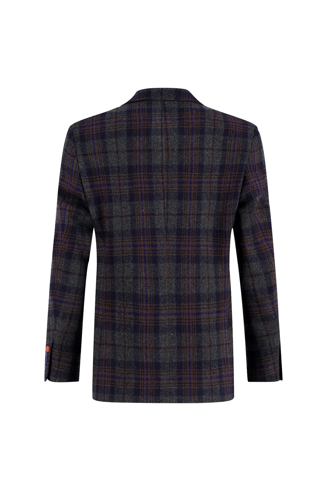 A Fish Named Fred Tartan Wool Sportscoat Navy