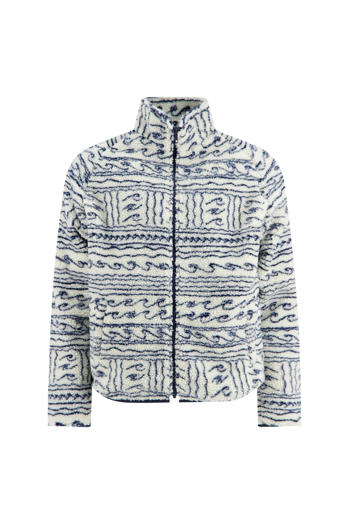 A Fish Named Fred Fleece Jacket Off-White