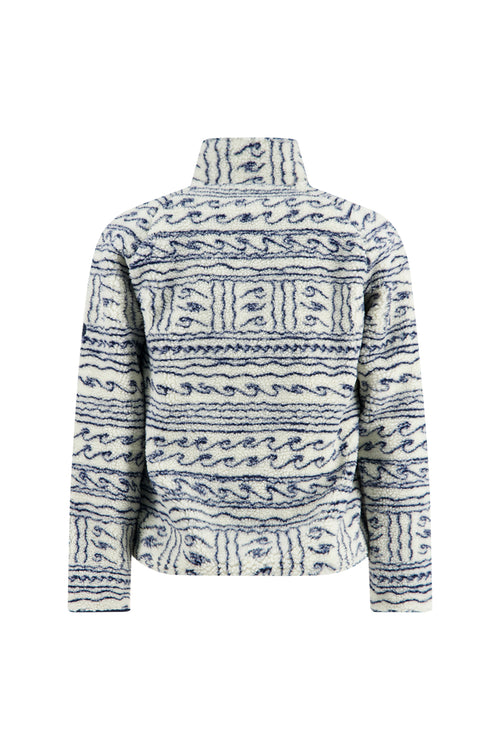 A Fish Named Fred Fleece Jacket Off-White