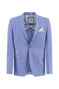 A Fish Named Fred Melange Pique Plain Sports Coat Light Blue
