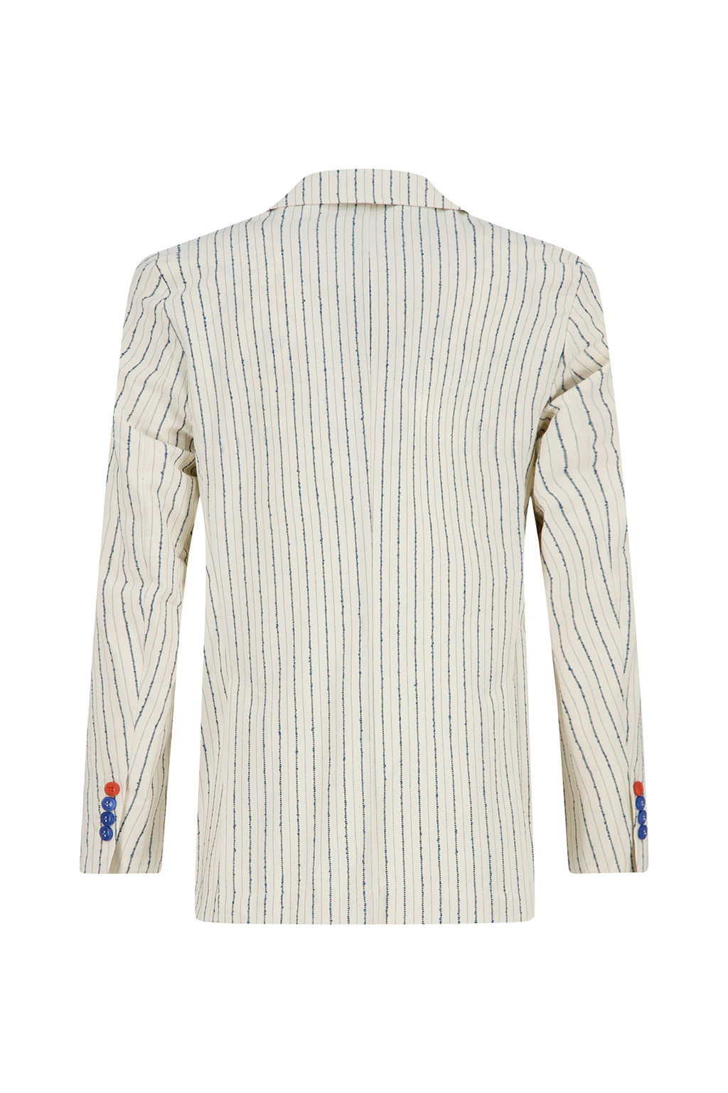 A Fish Named Fred Striped Sports Coat White/Navy