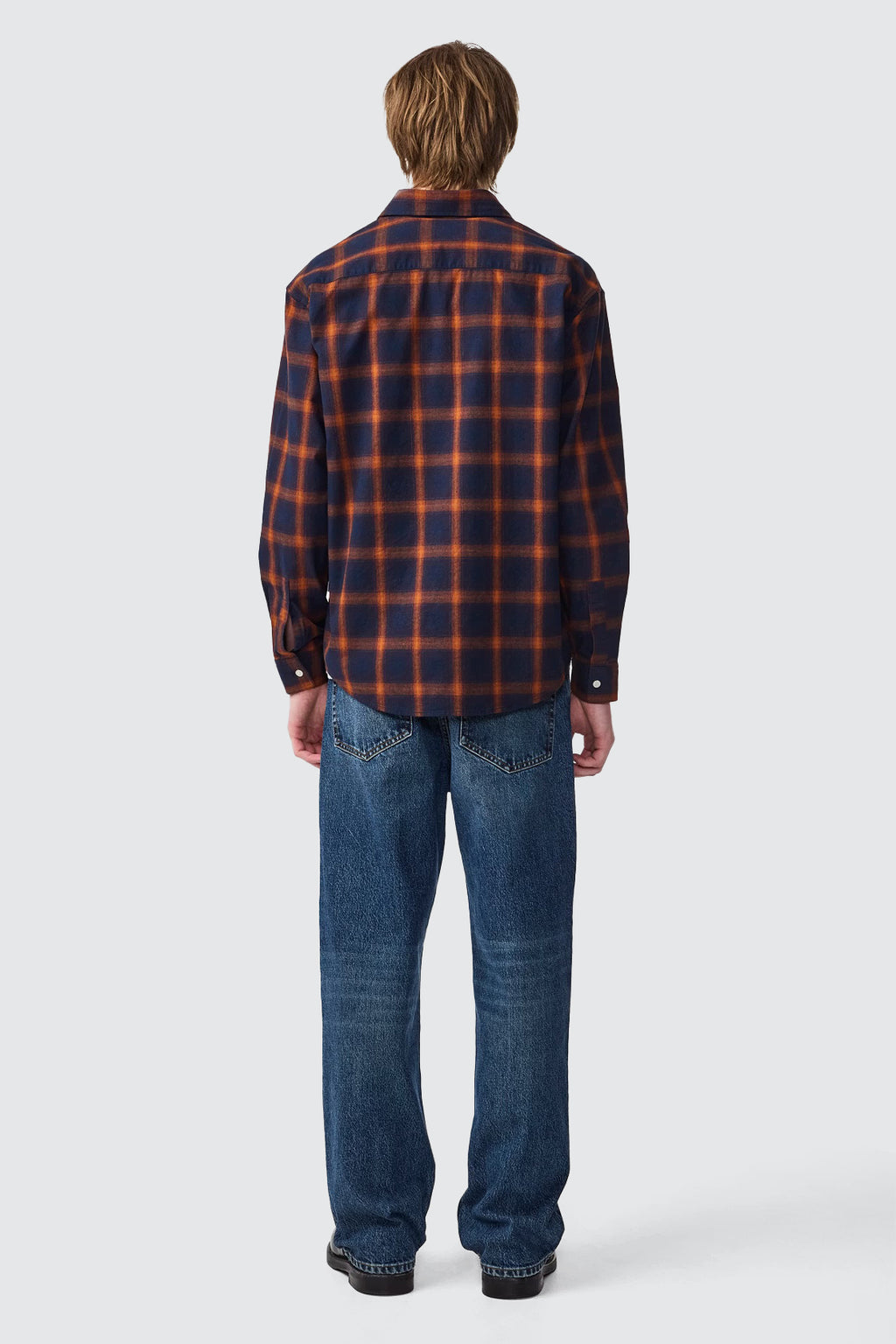 NN07 Deon 5465 Button Up LS Shirt Marine Check