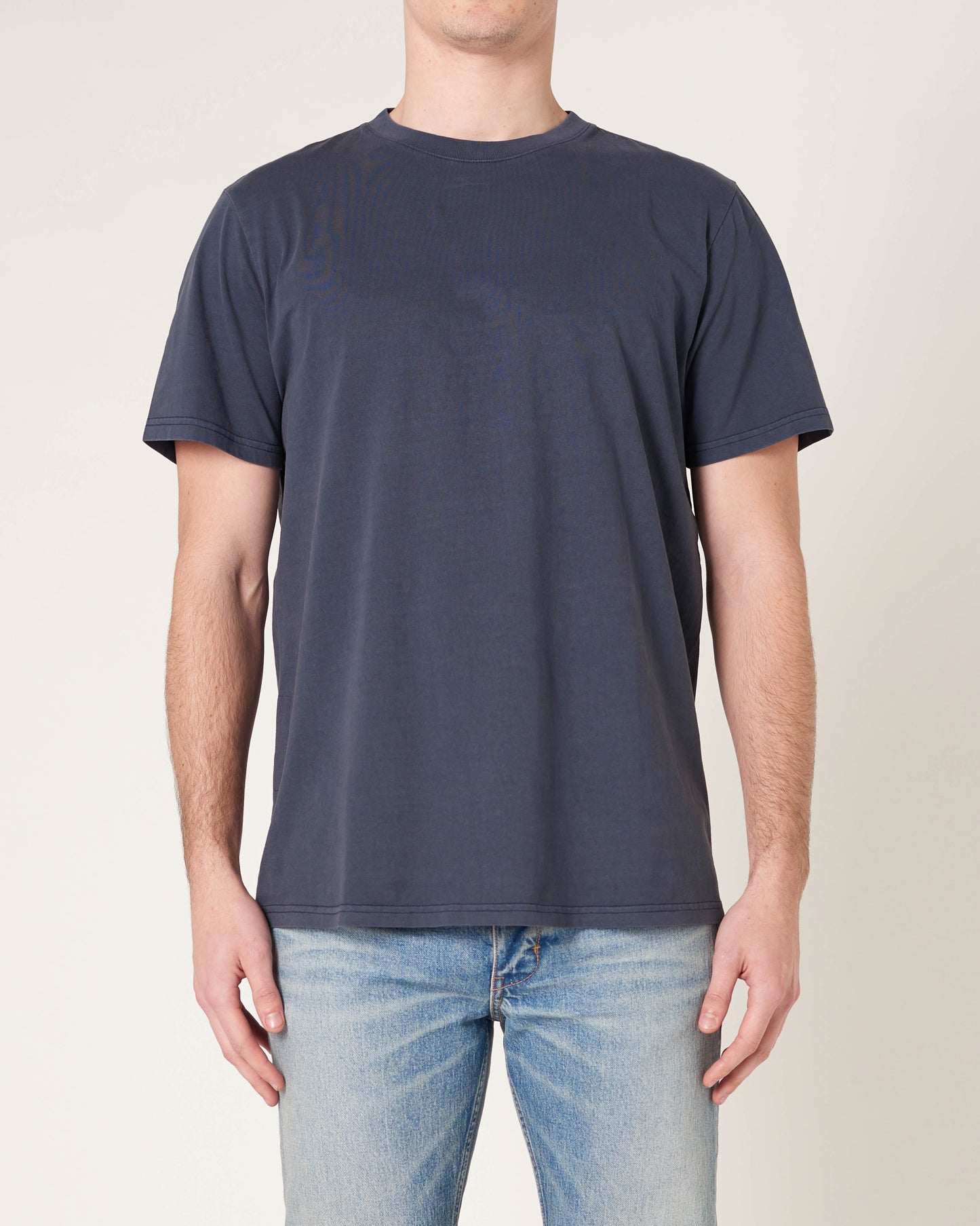 Neuw Organic Band Tee Dark Navy