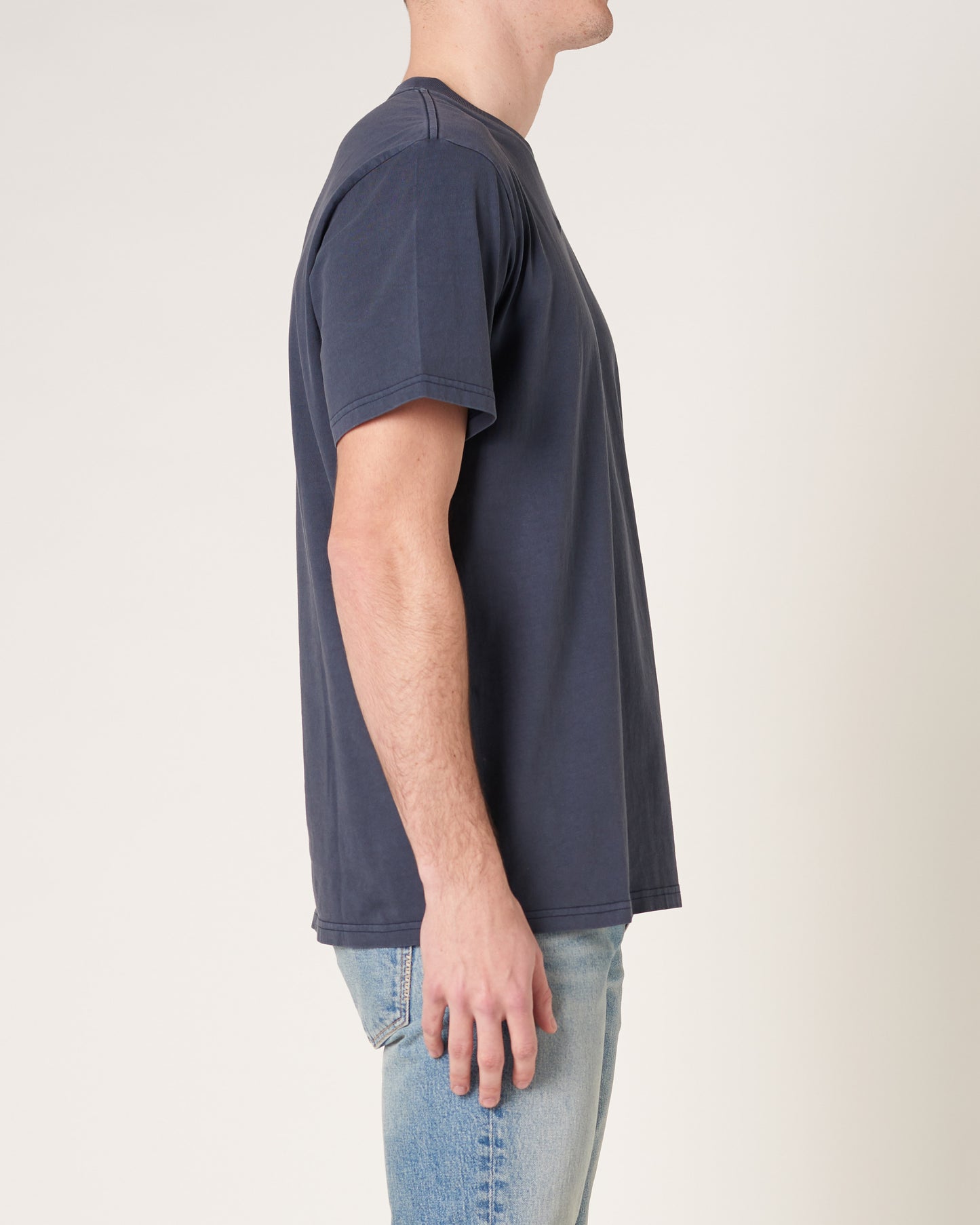 Neuw Organic Band Tee Dark Navy