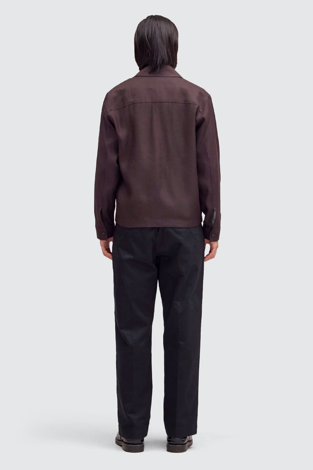 NN.07 1808 Alban Zip Jacket Deep Truffle