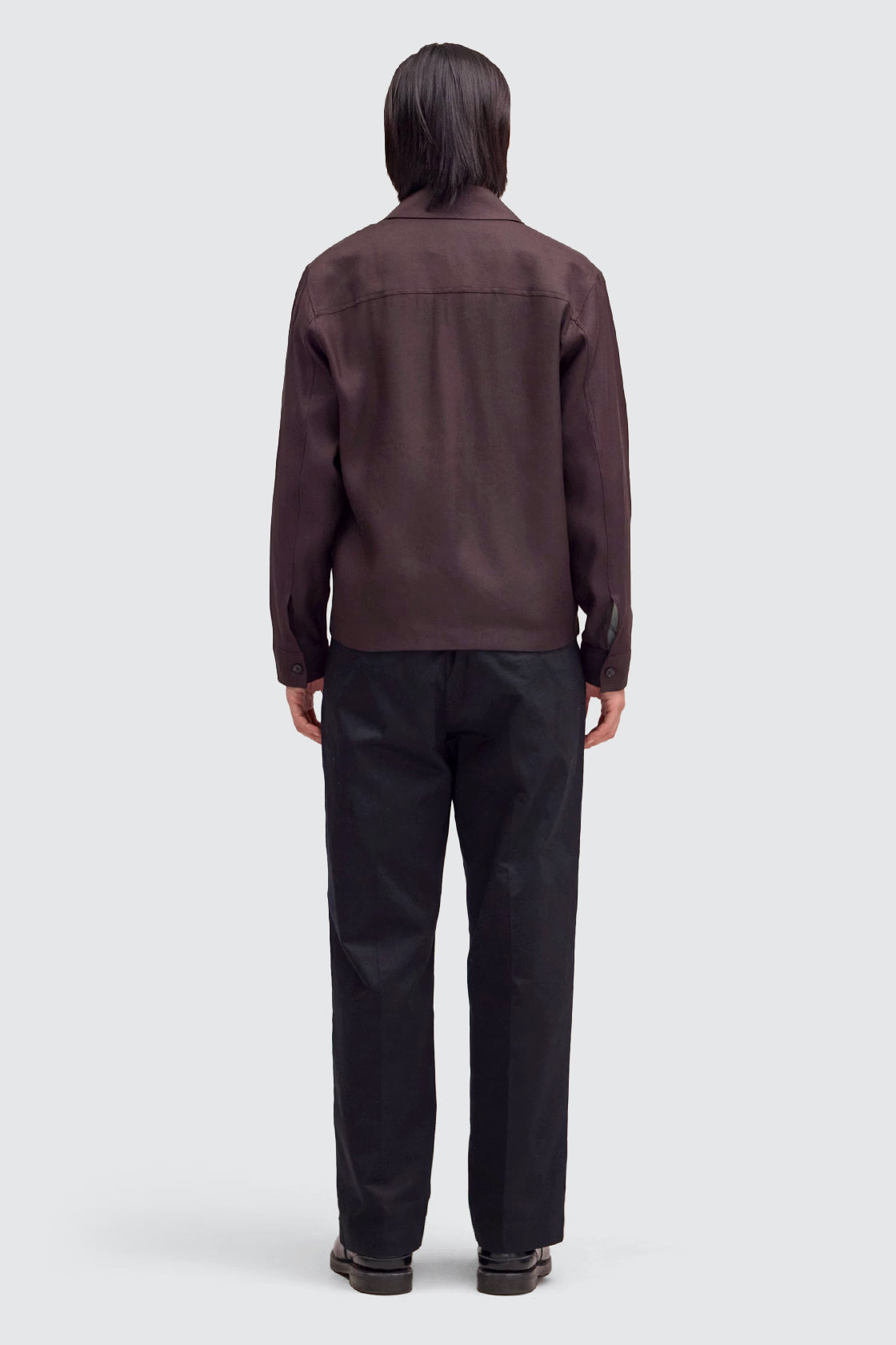 NN.07 1808 Alban Zip Jacket Deep Truffle