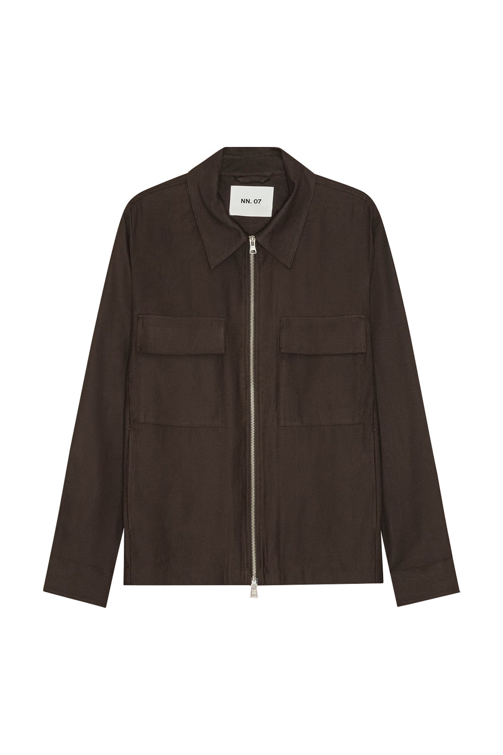NN.07 1808 Alban Zip Jacket Deep Truffle