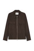 NN.07 1808 Alban Zip Jacket Deep Truffle