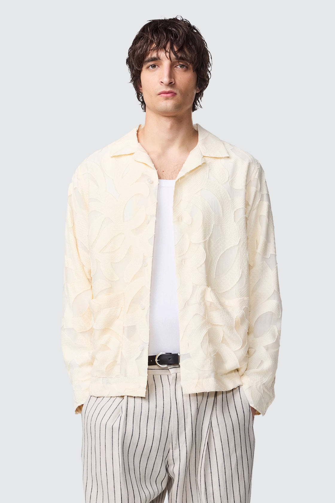 NN07 Hank LS Shirt Off White