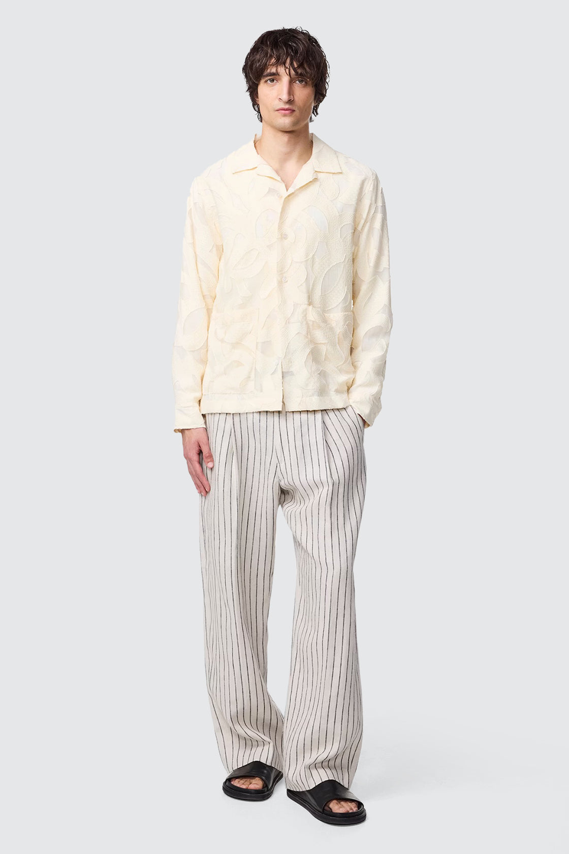 NN07 Hank LS Shirt Off White