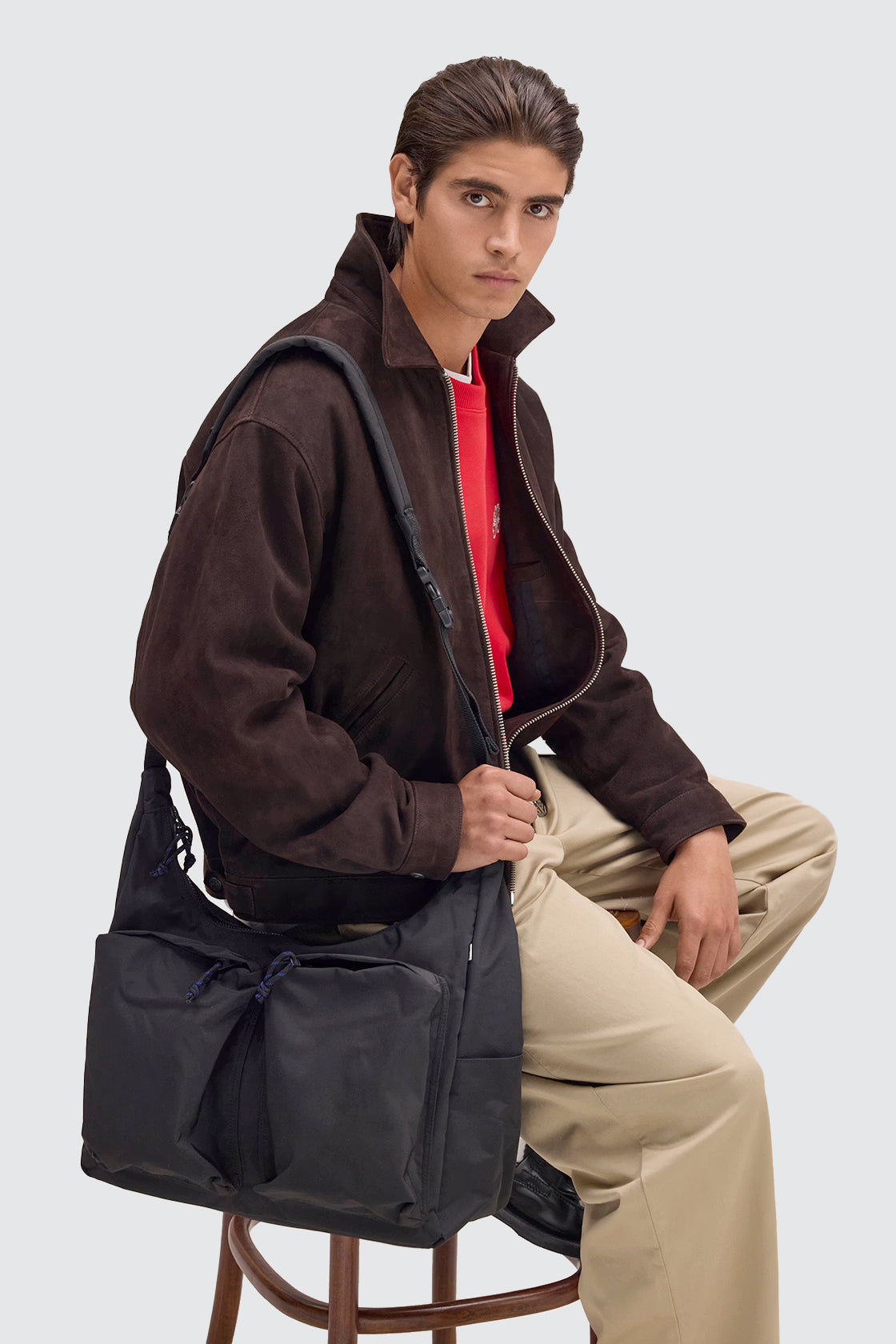 NN07 9019 Messenger Bag Black