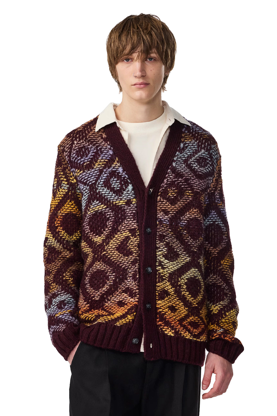 NN07 Viggo 60023 Cardigan Wine