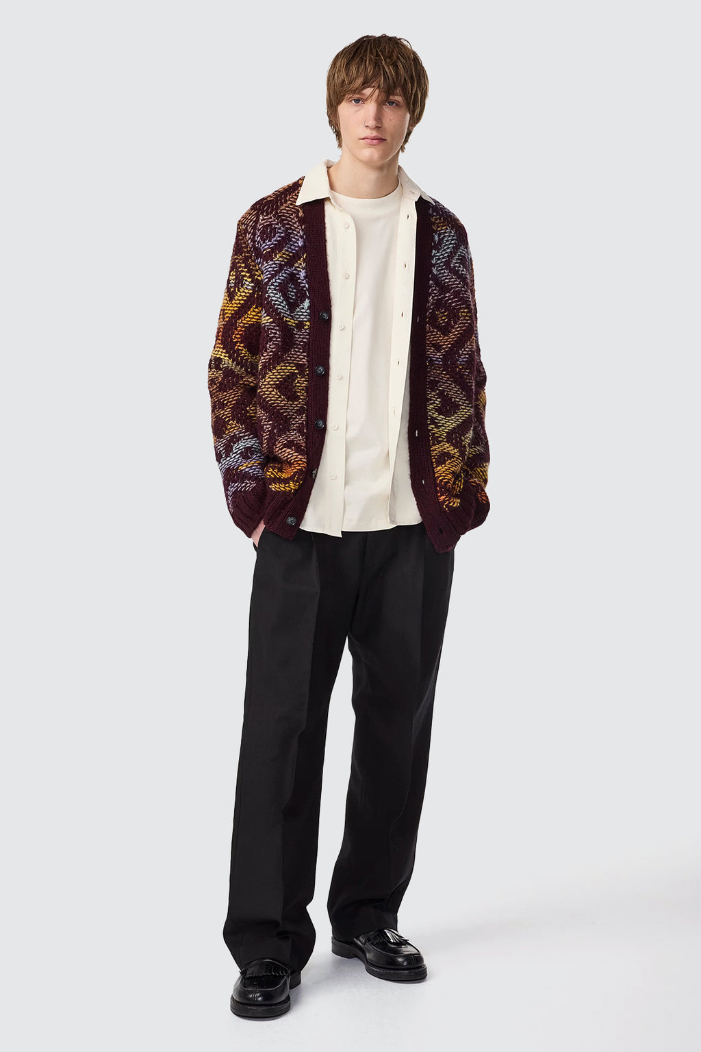 NN07 Viggo 60023 Cardigan Wine