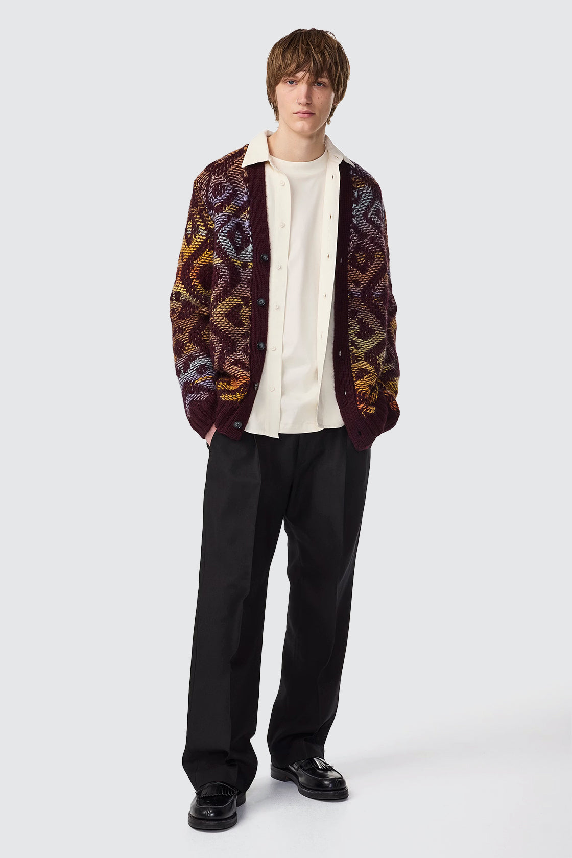 NN07 Viggo 60023 Cardigan Wine