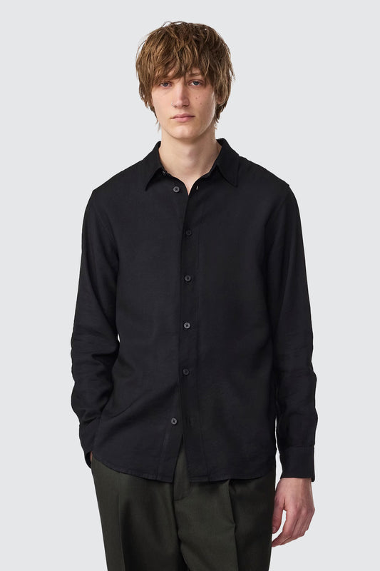 NN07 Colby 5027 Sporty LS Shirt Black