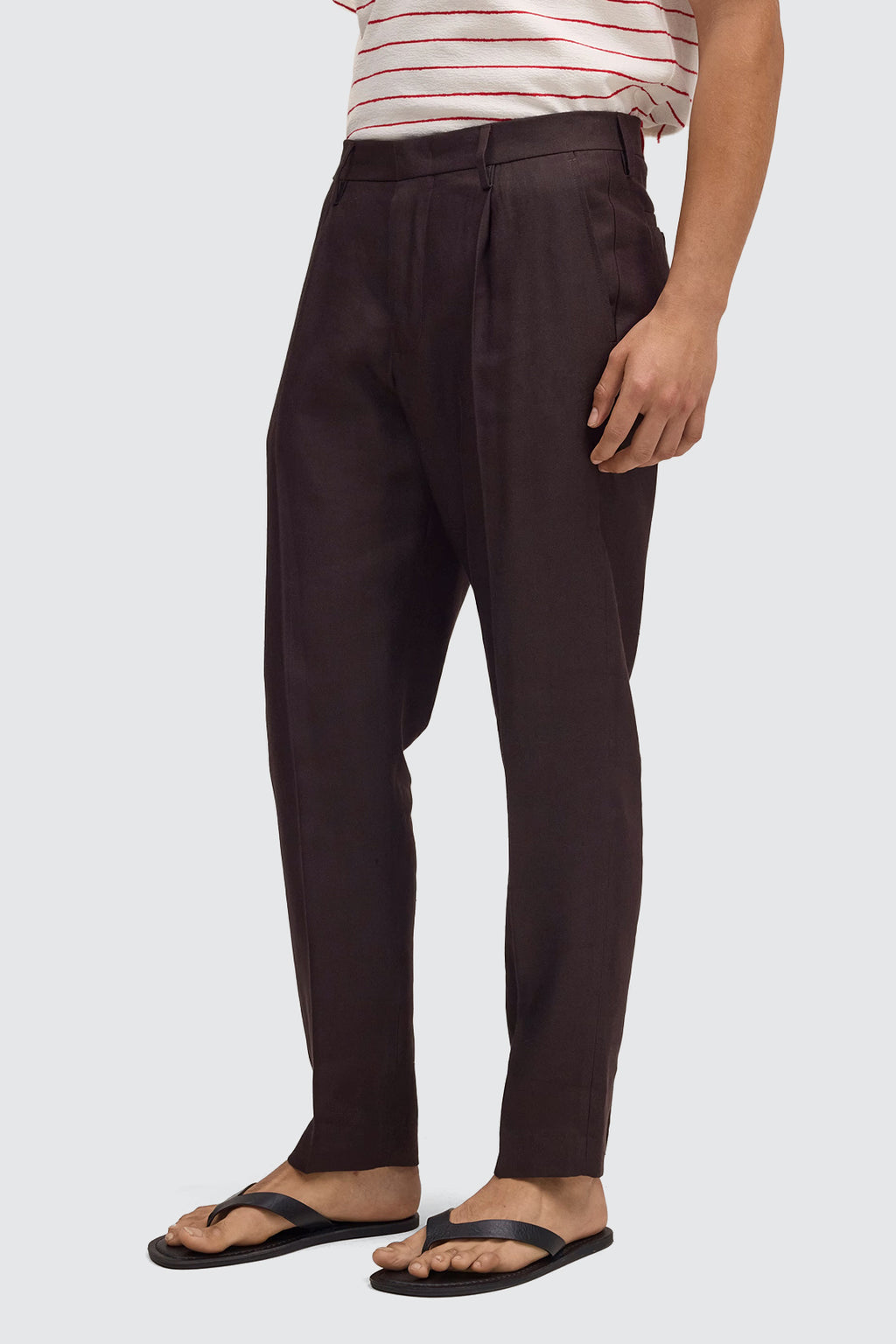 NN.07 1808 Bill Trouser 32L Deep Truffle