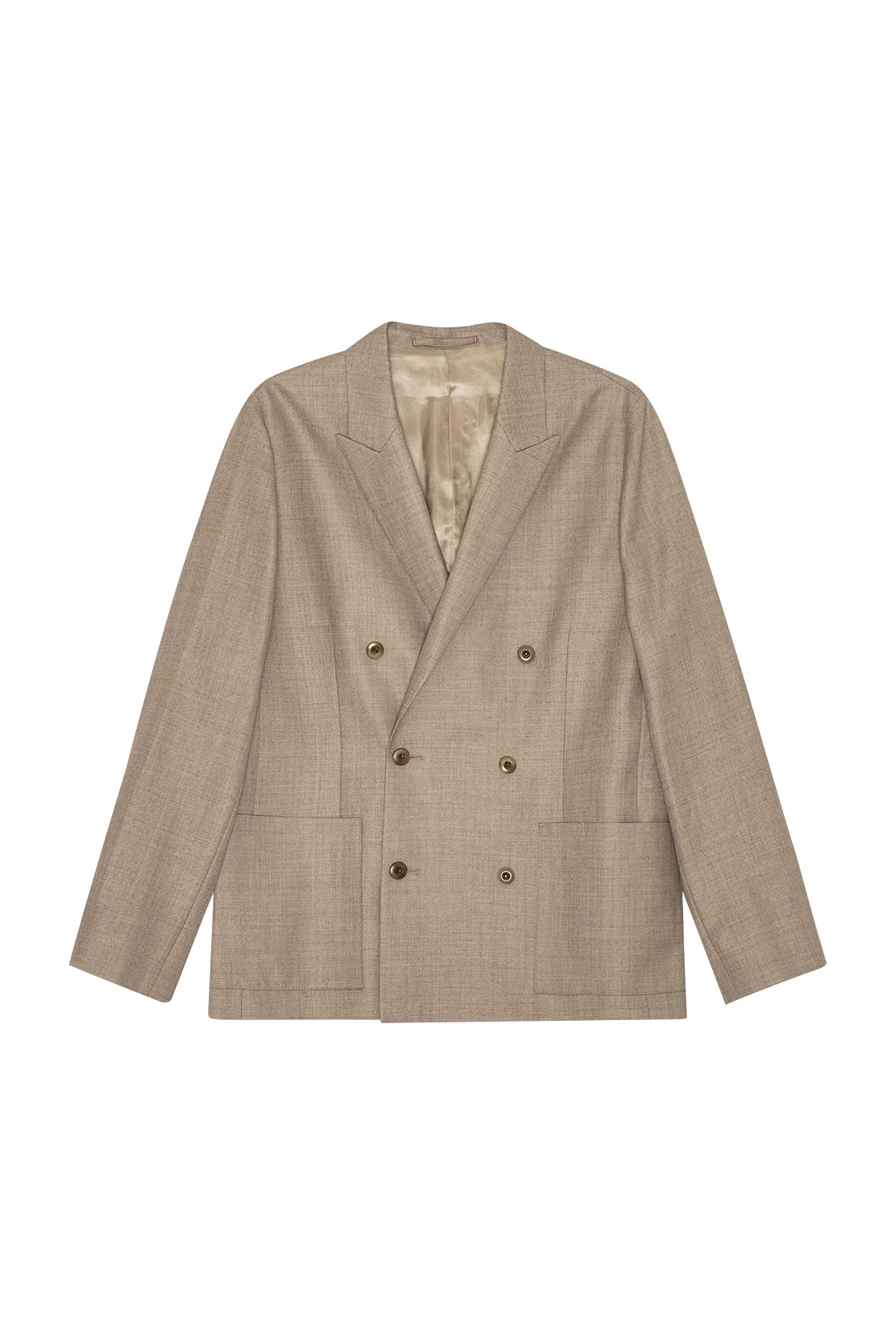 NN.07 10027 Jordin DB Jacket Khaki Melange