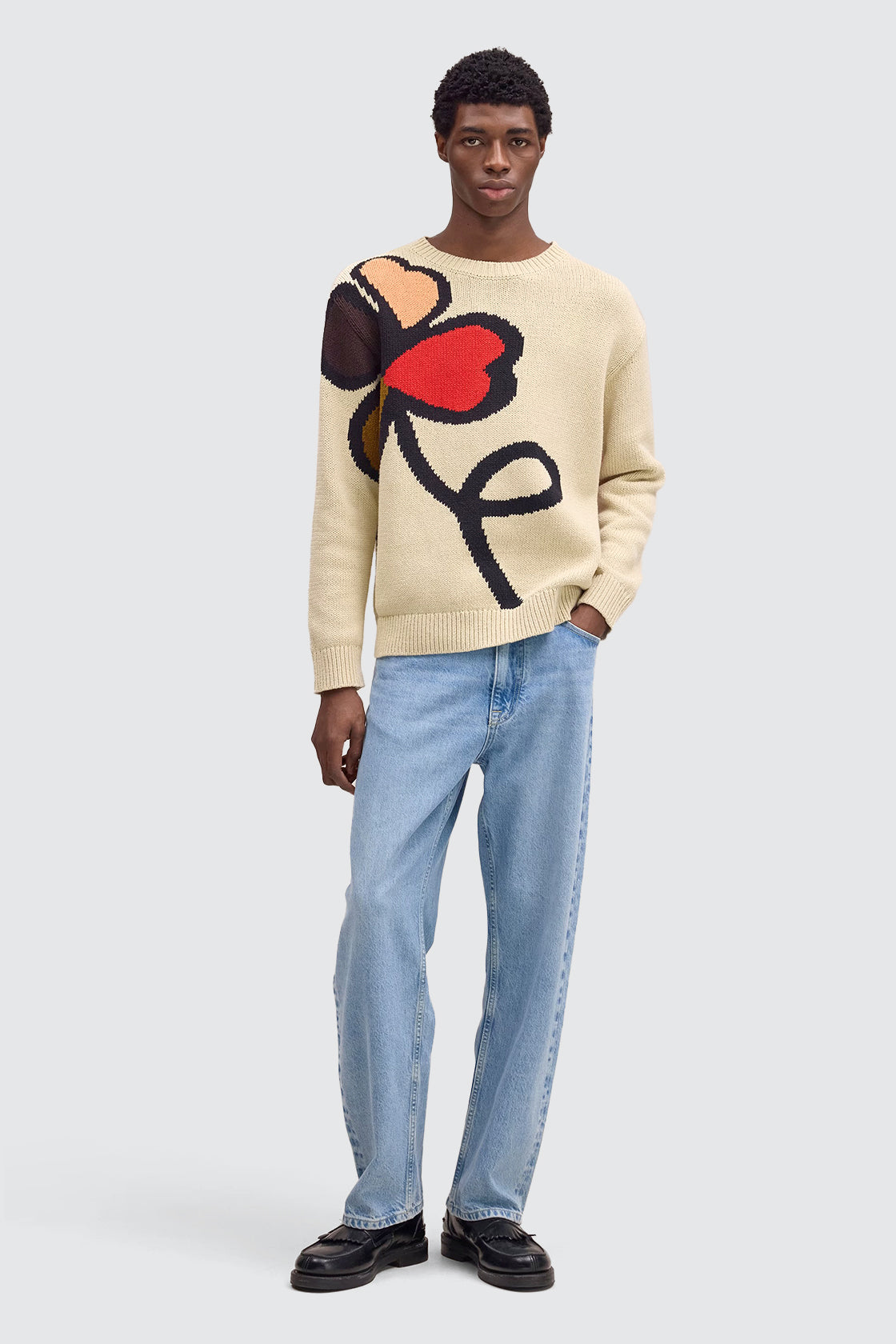 NN.07 60029 Todd Chunky Knit Ecru