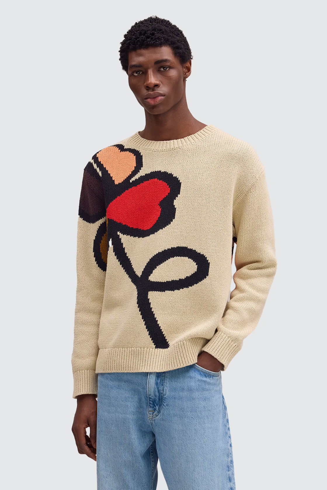 NN.07 60029 Todd Chunky Knit Ecru